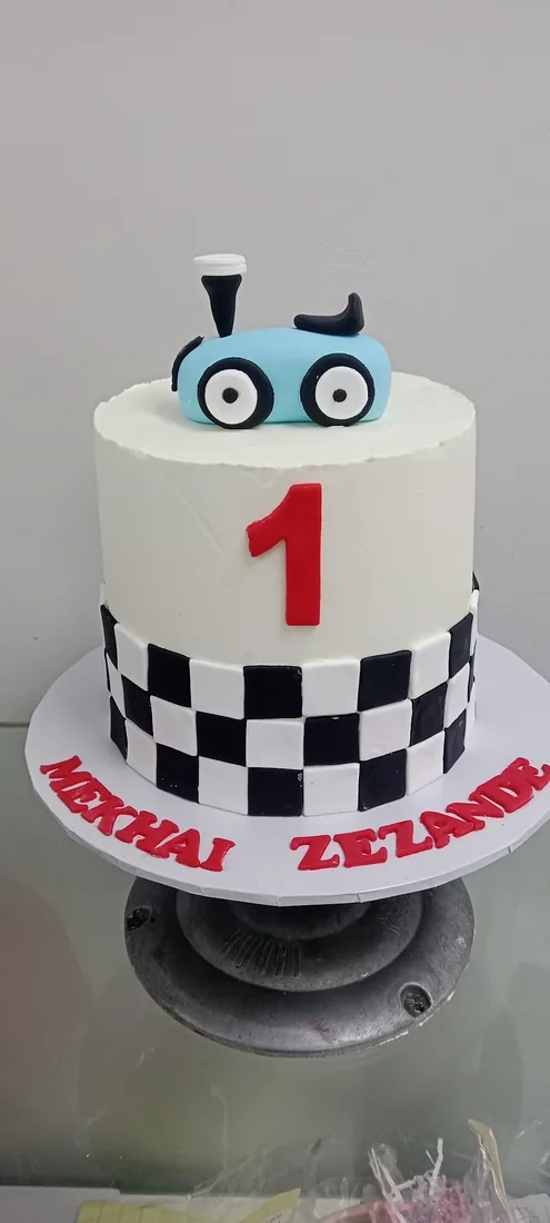 First birthday celebration cake