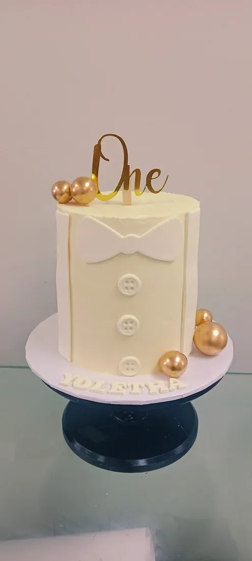 First birthday celebration cake