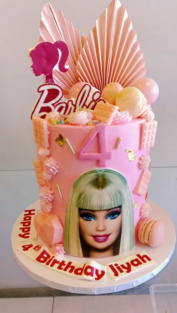 Doll themed celebration cake