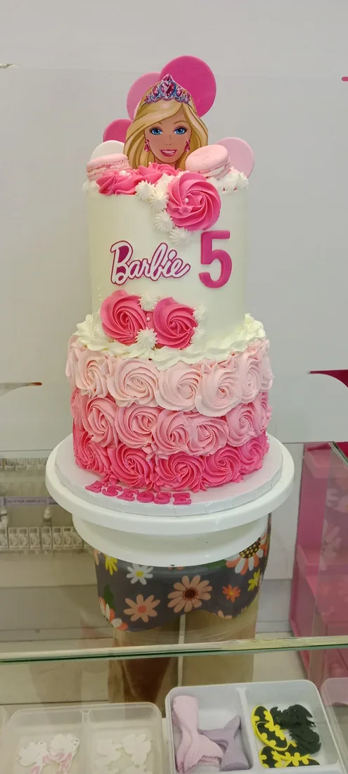 Doll themed celebration cake