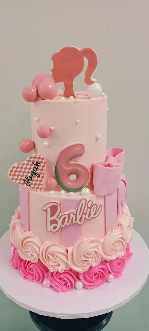 Doll themed celebration cake