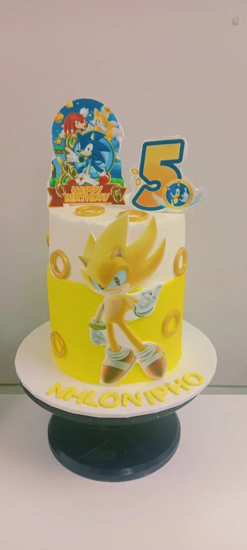Gaming themed celebration cake