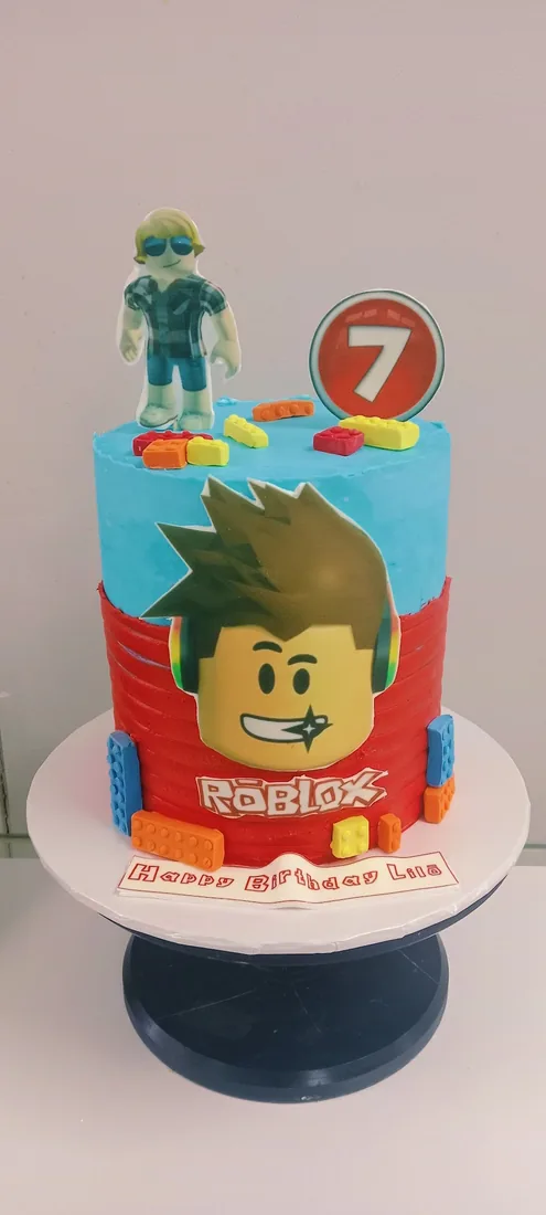 Gaming themed celebration cake