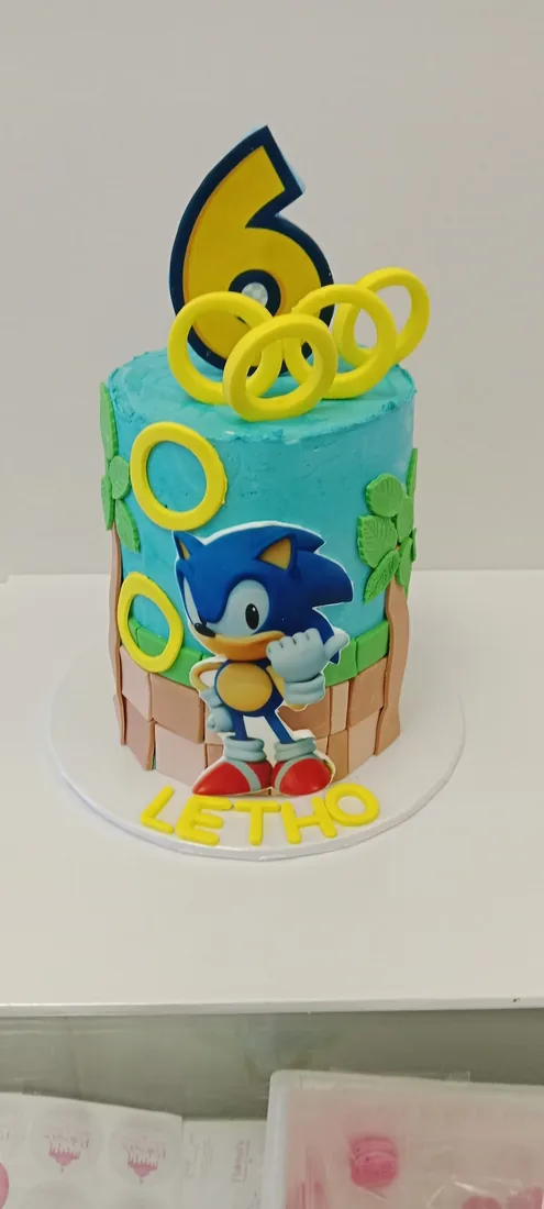 Gaming themed celebration cake