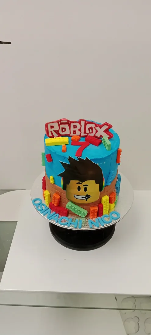Gaming themed celebration cake