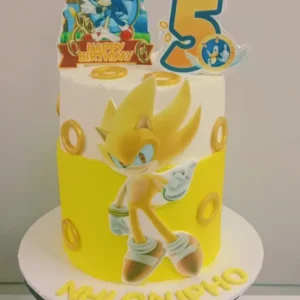 Gold Rings and Coins Cake