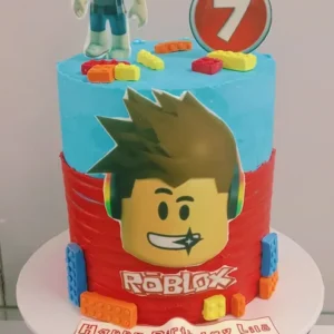 Building Block Character Cake