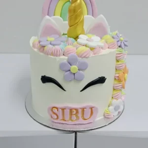 Rainbow Unicorn Cake