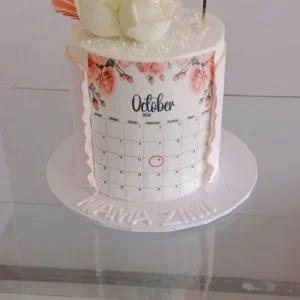 Floral Calendar Cake