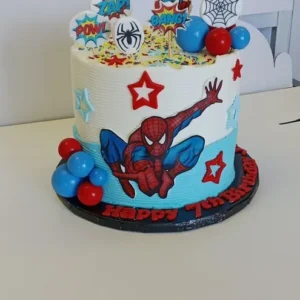 Comic Book Stars Cake